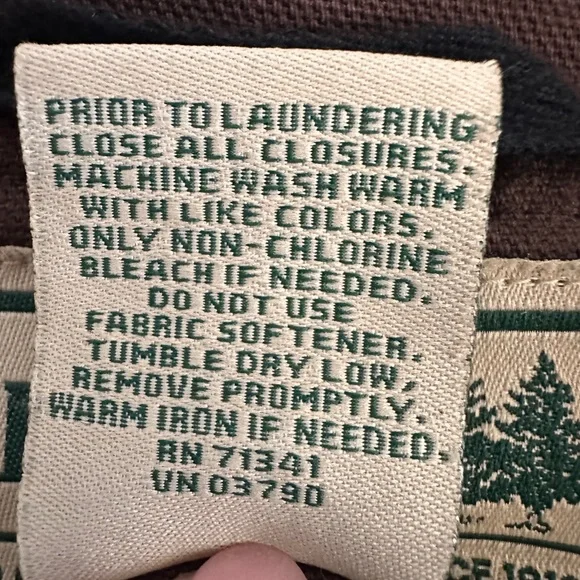 Vintage LL Bean Barn Coat Oversized Chore Jacket Detachable Wool Lined XL Tall - Picture 10 of 16
